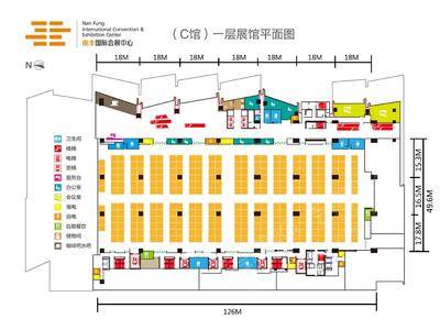 南丰国际会展中心L1展厅场地尺寸图7